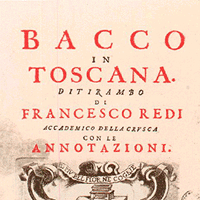 Bacco il Toscana Ditirambo di Francesco Redi - Accademico della Crusca con le Annotazioni